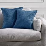 Dekoratyvinis pagalvėlės užvalkalas 45x45 cm indigo