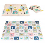 Vaiki&scaron;kas edukacinis kilimėlis ECOTOYS 200x150 cm, dvipusis, sulankstomas