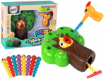 Magnetinis arkadinis žaidimas pagauk kirminą ir pamaitink pauk&scaron;tį Lean Toys, 10 d.