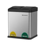 &Scaron;iuk&scaron;lių rū&scaron;iavimo dėžė Songmics 30 L (2 x 15 L)