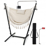 Kabinamas krėslas su stoveliu 152 x 107 x 96&ndash;146 cm