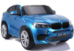 Vaiki&scaron;kas elektromobilis BMW X6M &ndash; mėlynas