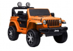 Dvivietis vaiki&scaron;kas elektromobilis Jeep Rubicon 4x4, oranžinis