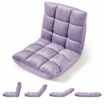 Grindų kėdė &scaron;viesiai violetinė