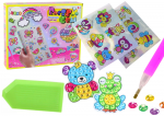 Deimantinių lipdukų kūrybos rinkinys vaikams Lean Toys