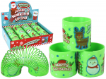 Žaislas spiralė Lean Toys Kalėdos, 6 cm