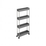 Vežimėlis SONGMICS 4 lygiai 40x12,5x86 cm pilkas