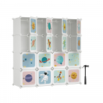 Vaiki&scaron;ka plastikinė spinta SONGMICS 123x41x123 cm