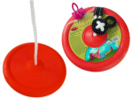 Oranžinės apvalios sūpynės vaikams 28 cm
