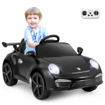Vaiki&scaron;kas elektrinis automobilis juodas
