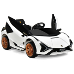 Vaiki&scaron;kas elektrinis automobilis baltas