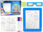 3D pie&scaron;imo lenta Lean Toys Magical Illuminated