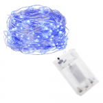 LED girlianda su 50 mikro&scaron;viesų, mėlyna, 4,9 m