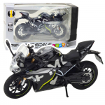 SPORTINIS MOTOCIKLAS I&Scaron; METALO &ndash; JUODAS 250 SR 1:12