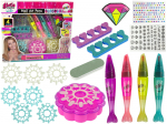 nagų dažymo rinkinys vaikams Lean Toys Lacquers Pens Coloured Stickers