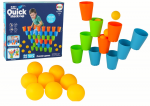 Edukacinis puodelių rinkinys Cups Puzzle Game 3in1 LeanToys, 44 d
