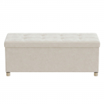 Pufas 38 x 110 x 40 cm balta