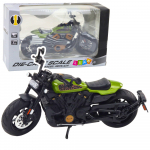 Motociklo modelis Chopper 1:12 su garsais ir &scaron;viesomis