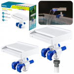 LED baseino fontanas balta