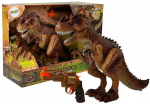 Žaislinis dinozauras Lean Toys su judesio ir &scaron;viesos efektais, 46x12x28 cm