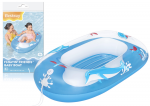 Pripučiama vaiki&scaron;ka valtis Bestway Kiddie Raft, 102x69 cm, mėlyna/geltona