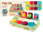 Edukacinis vikrumo žaislas dinozaurai Pop-up Lean Toys