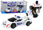 Automobilis - robotas 2in1 Lean toys, baltas