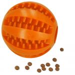 &Scaron;uns kramtomas žaislas Springos PA0291, oranžinis, 7 cm