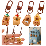 Mini kapibara raktų pakabukų rinkinys, 4 vnt.