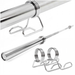 Olimpinis strypas 220 cm sidabrinis