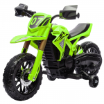 Vaiki&scaron;kas elektrinis motociklas žalias