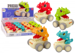 Žaislinis automobilis Dinozauras Triceratops Lean Toys