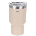 Terminis puodelis su vakuumine izoliacija 330 ml, smėlio spalvos, 8,5 &times; 8 &times; 14,5 cm