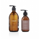 Rinkinys &bdquo;Sandalwood & Amber&ldquo; drėkinamasis kūno prausiklis +  drėkinamasis kūno losjonas