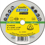 Mini metalo pjovimo diskas KLINGSPOR A 660 R Supra, 76x1,0x10 mm
