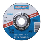 Abrazyvinis &scaron;lifavimo diskas ORIENTCRAFT Professional, 125x6,0x22,23, 202.015