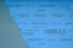 &Scaron;lifavimo popieriaus lapas SMIRDEX 270 Waterproof, 230x280mm, atsparus vandeniui - 1000