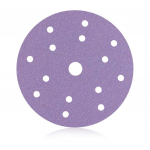 &Scaron;lifavimo popieriaus diskeliai Smirdex 740 Ceramic Line, 150mm, 15 skylių, su veliūru - 100