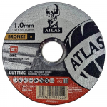 Nerūdijančio plieno pjovimo diskas ATLAS, Inox A60T-BF41, 125x1,0x22,23
