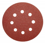 &Scaron;lifavimo popieriaus diskeliai KLINGSPOR PS 18 EK, 125mm, 8 skylės, GLS 5,  su veliūru - 240