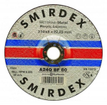 Abrazyvinis metalo &scaron;lifavimo diskas SMIRDEX 913 Metal A24Q-BF80, 230x8.0x22