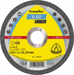 Abrazyvinis metalo pjovimo diskas KLINGSPOR A 60 Extra , 125x1,0x22,23