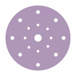 &Scaron;lifavimo popieriaus diskeliai Smirdex 740 Ceramic Line, 150mm, 17 skylių, su veliūru - 150