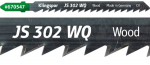 Pjūkleliai siaurapjūkliui KLINGSPOR JS 302 WQ, 100x8x1,25 mm, medienai