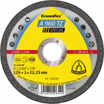 Abrazyvinis metalo pjovimo diskas KLINGSPOR A 960 TZ Special, 125x1,0x22,23