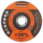 Nerūdijančio plieno pjovimo diskas ORIENTCRAFT Performance +30%, 125x1,6x22,23, 200.S30C