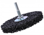 Neaustinės medžiagos valymo diskas ORIENTCRAFT Black, 125x10x6 mm, 800.01