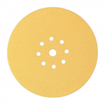 &Scaron;lifavimo popieriaus diskeliai ORIENTCRAFT GOLD DISC, 225mm, 9 skylės, 109.10G, su veliūru - 150