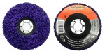 Neaustinės medžiagos valymo diskas ORIENTCRAFT Purple, 125x22 mm, stambus, 800.02C