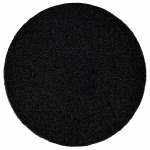 Neaustinės medžiagos padas FIBRATESCO, 406 mm, juodas, 20-25 mm